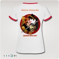 Tshirt contrast femme pseudo - Ichigo