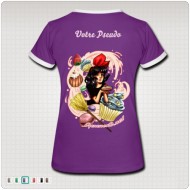 Tshirt contrast femme pseudo - Kiki