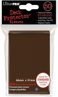 Sachet de 50 sleeves Marron - Format US