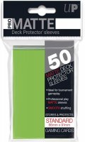 Sachet de 50 sleeves Vert Citron - Format US