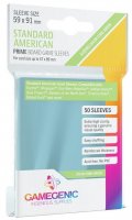 Gamegenic : Sachet de 50 sleeves Prime Standard American Green (59 x 91 mm)