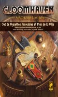 Gloomhaven : Les Mchoires du Lion - Set des vignettes amovibles et plan de la ville