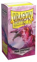 100 Dragon Shield Matte : Pink Diamond