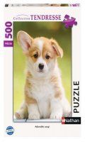 Puzzle 500 pcs - Adorable corgi