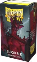 100 Dragon Shield Matte: Blood red